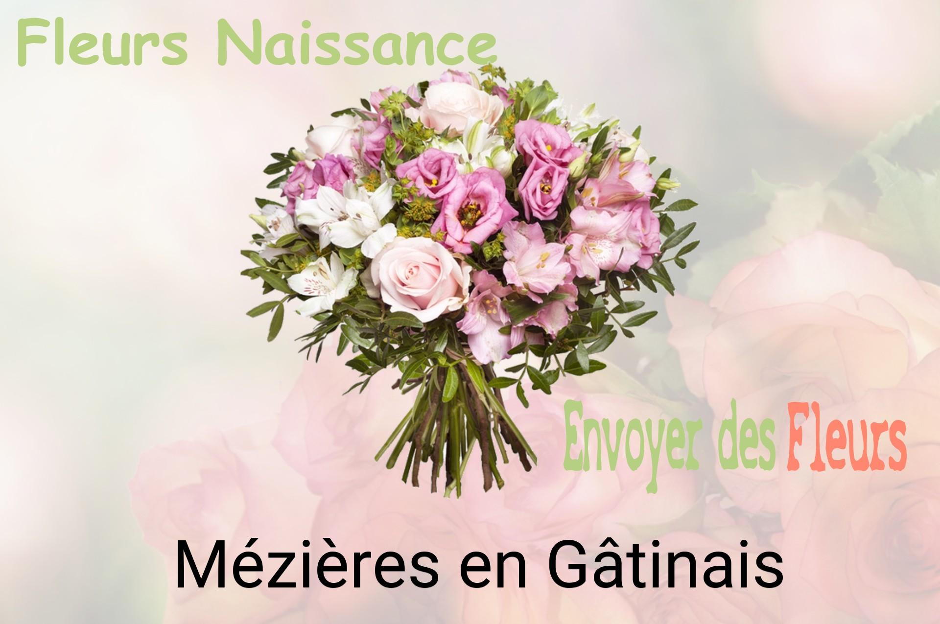 Bouquet de fleurs de naissance livré à Mézières-en-Gâtinais