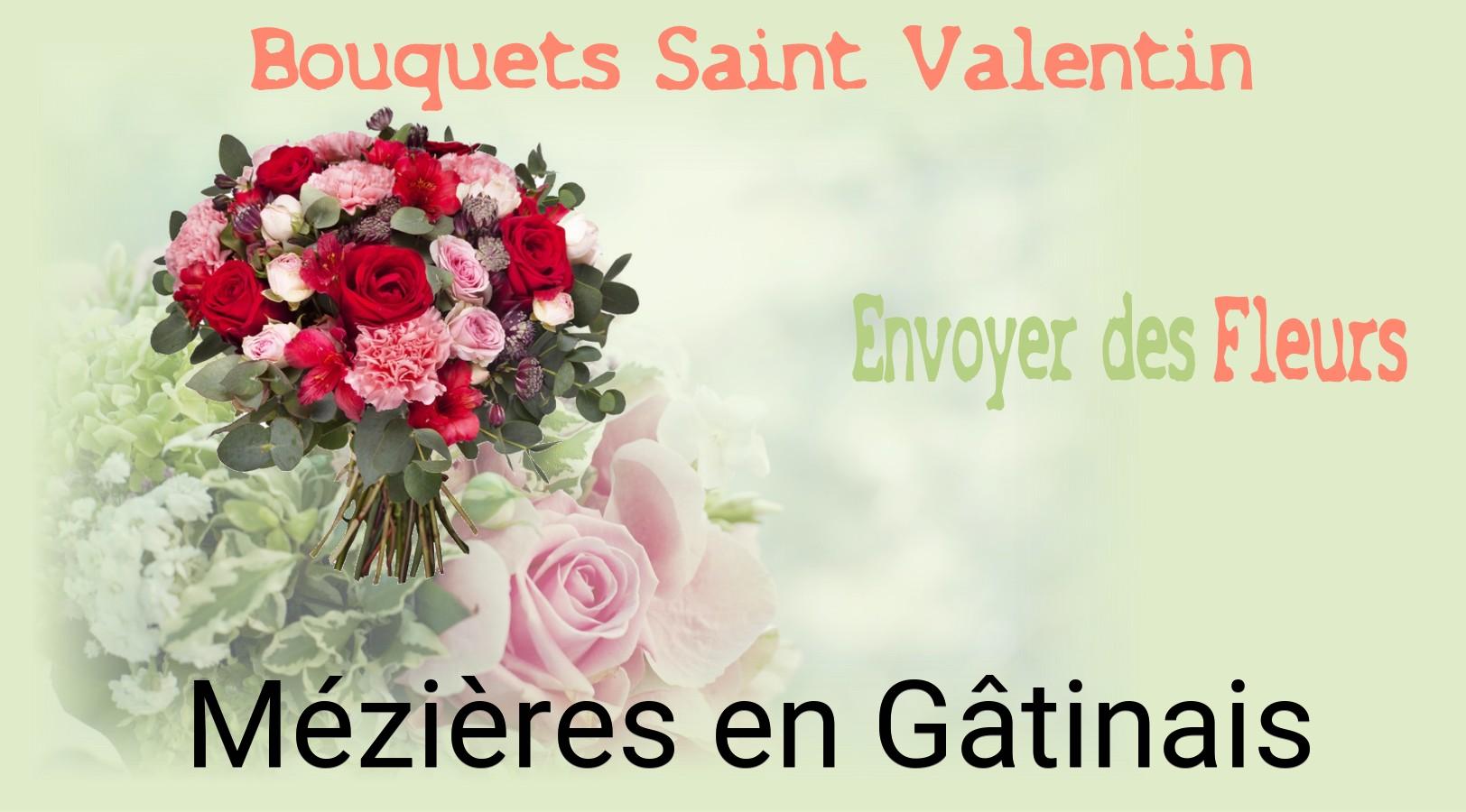 Roses de Saint-Valentin livrées à Mézières-en-Gâtinais
